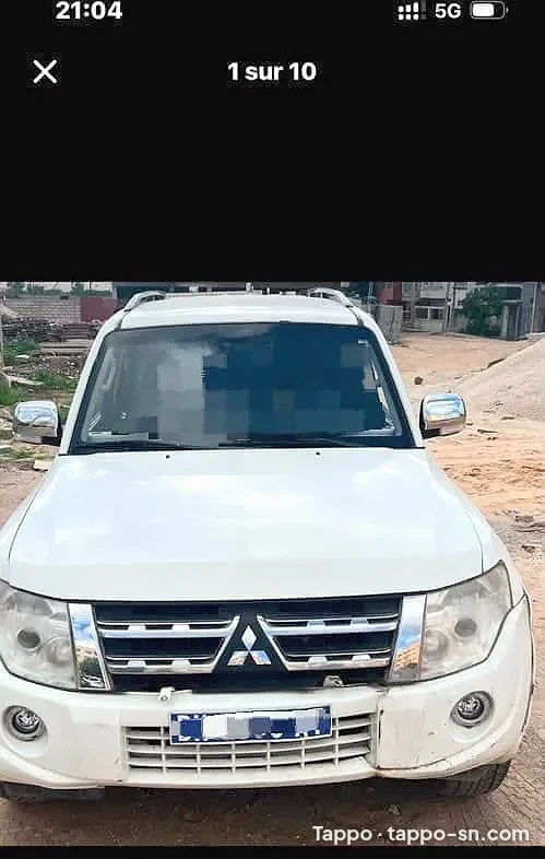 Mitsubishi Pajero 7place année 2014 automatique diesel