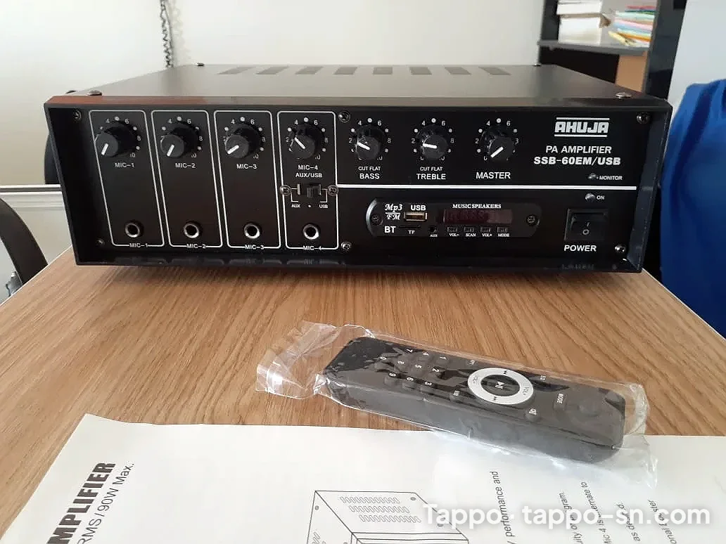 Amplificateur audio noir AHUJA 60-80 et 120w à vendre à Dakar – photo 1