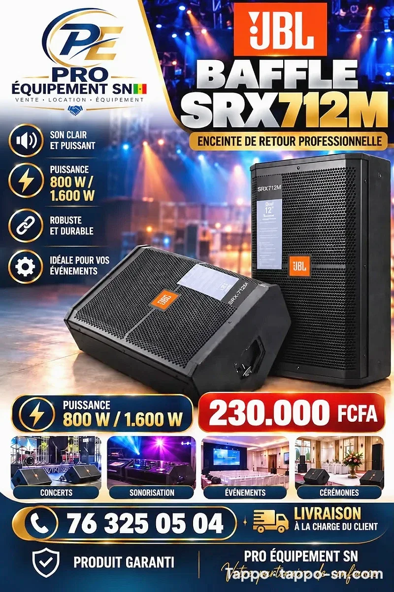 Baffle JBL SRX712M à vendre à Dakar – photo 1