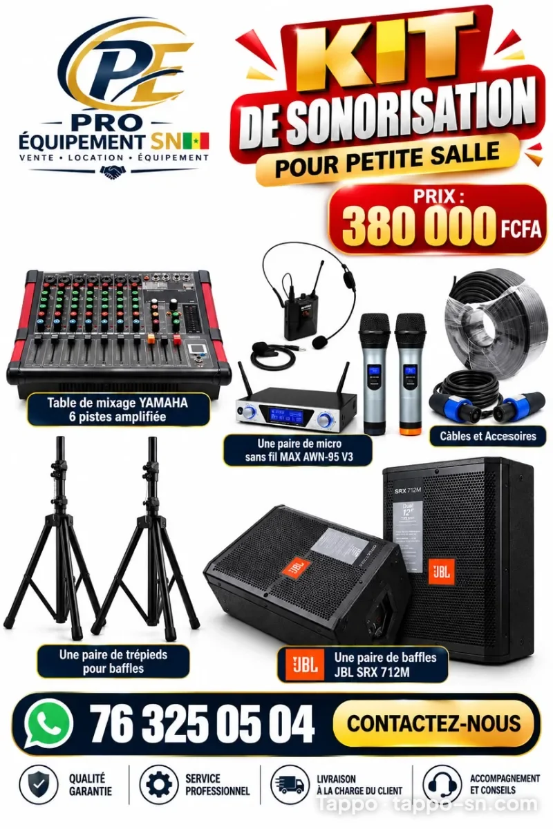 Kit de sonorisation pour petite salle à vendre à Dakar – photo 1