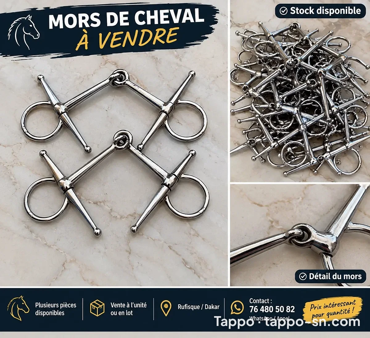 Mors de cheval à vendre – Plusieurs pièces disponibles à Dakar – photo 1