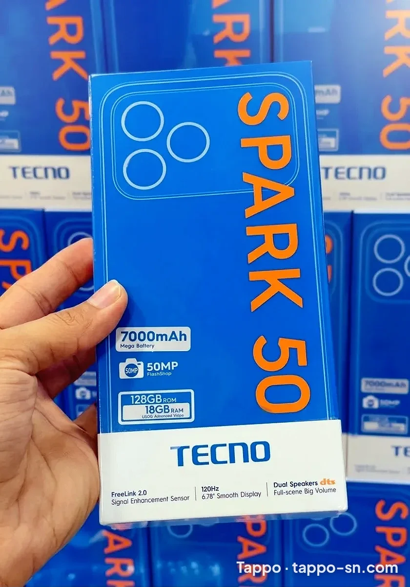 Tecno Spark 50 128GB ROM 7000mAh à vendre à Dakar – photo 1