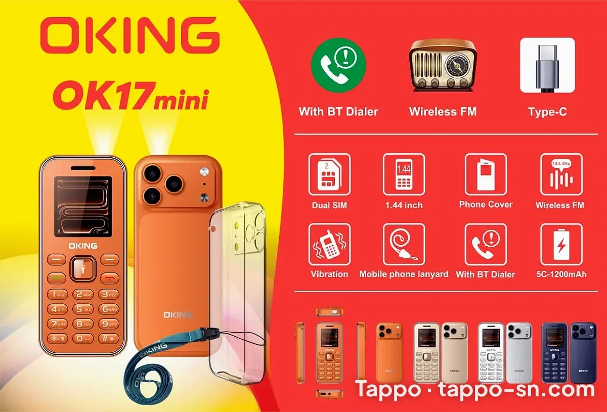 Telephone Oking OK17 mini avec coque et laniere à vendre à Dakar – photo 1