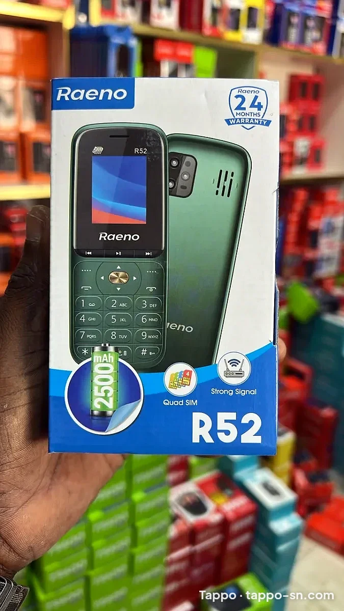 Téléphone Raeno R52 neuf Quad SIM batterie 2500 mAh à vendre à Dakar – photo 1