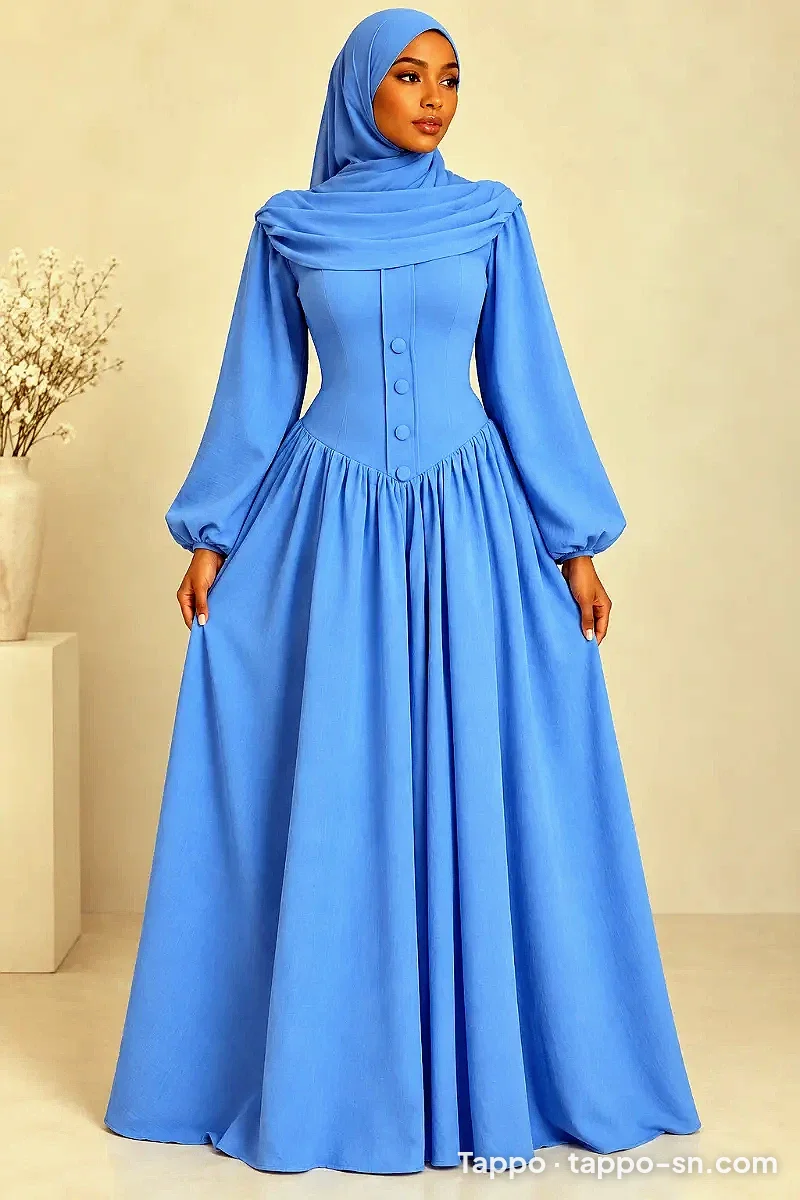 Robe longue classe et chic à vendre à Dakar – photo 1