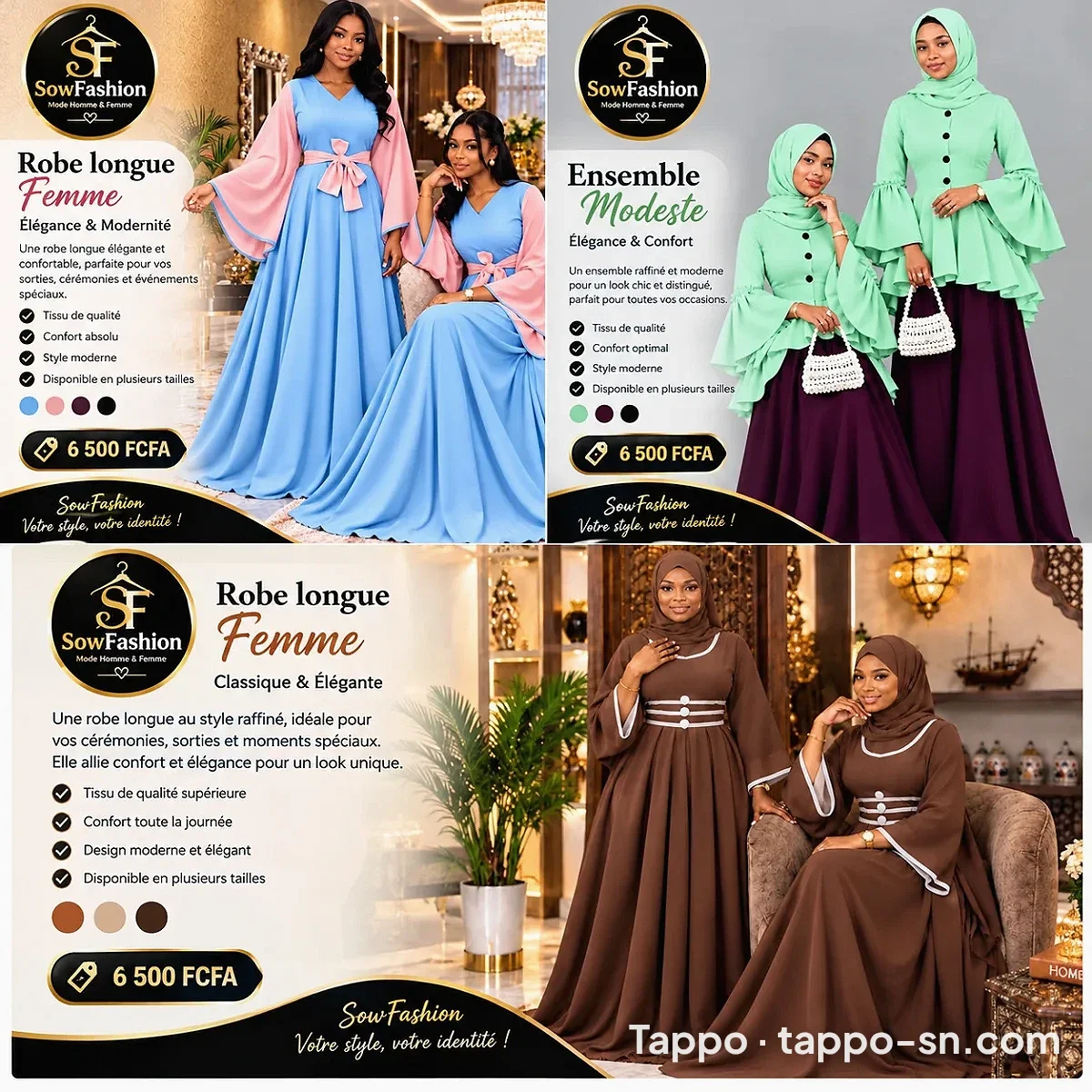 Robes longues femme à vendre à Kaolack – photo 1