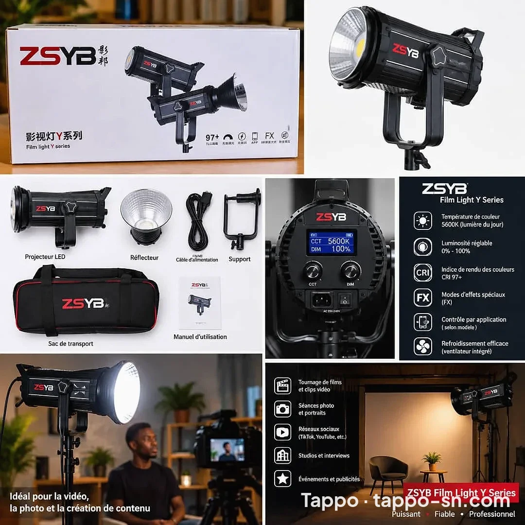 ZSYB Film Light Y Series : Projecteur LED professionnel à vendre à Dakar – photo 1