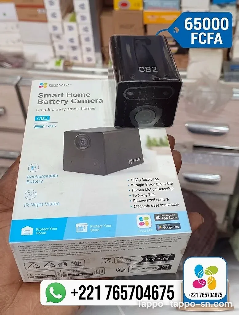 Caméra Intelligente avec batterie EZVIZ CB2 (Neuve en boîte) à vendre à Dakar – photo 1