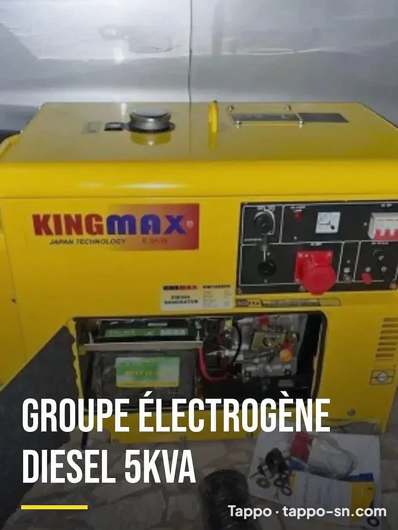 Groupe électrogène 5KVA Diesel Capoté à vendre à Dakar – photo 1