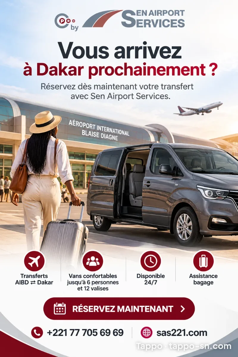 Navette aéroport Grande Capacité à Dakar – photo 1
