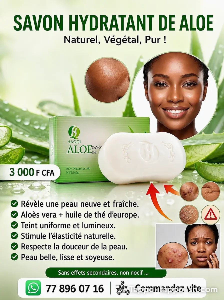SAVON HYDRATANT DE ALOE à vendre à Dakar - Plateau – photo 1