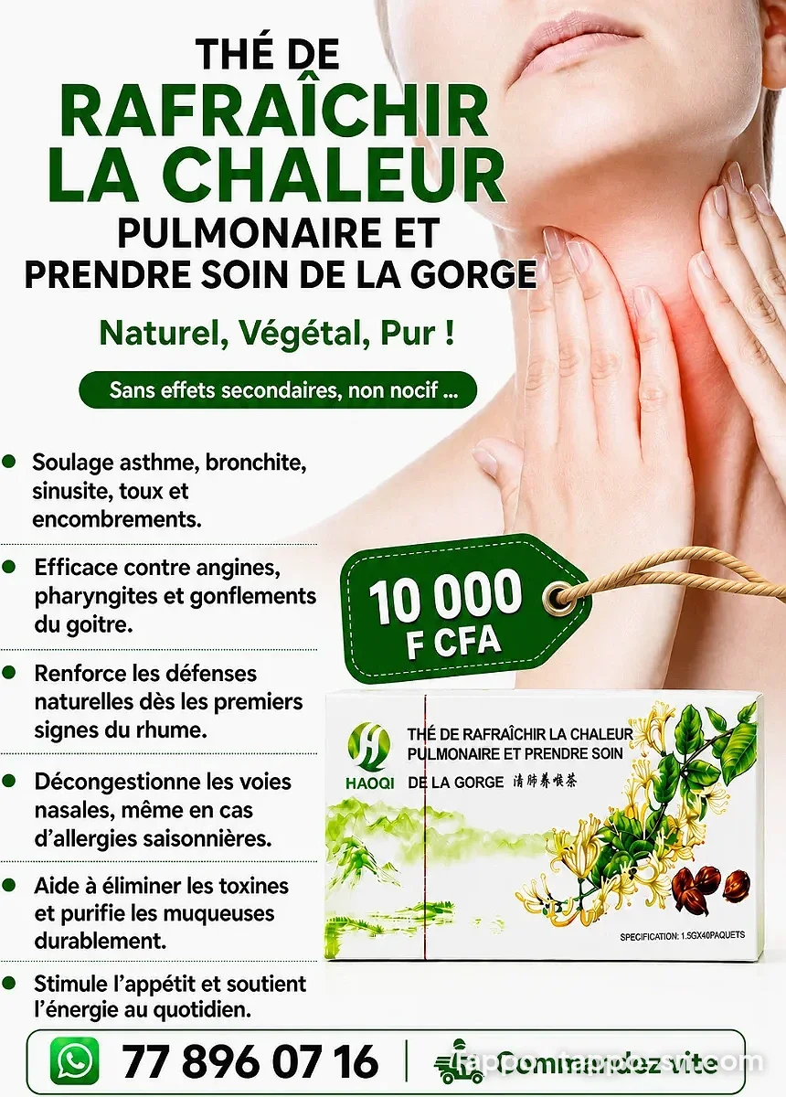 THÉ DE RAFRAÎCHIR LA CHALEUR PULMONAIRE ET PRENDRE SOIN DE LA GORGE à vendre à Dakar - Plateau – photo 1