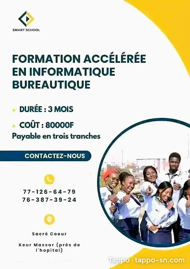 Formation acceleree en informatique bureautique a Dakar à Dakar – photo 1