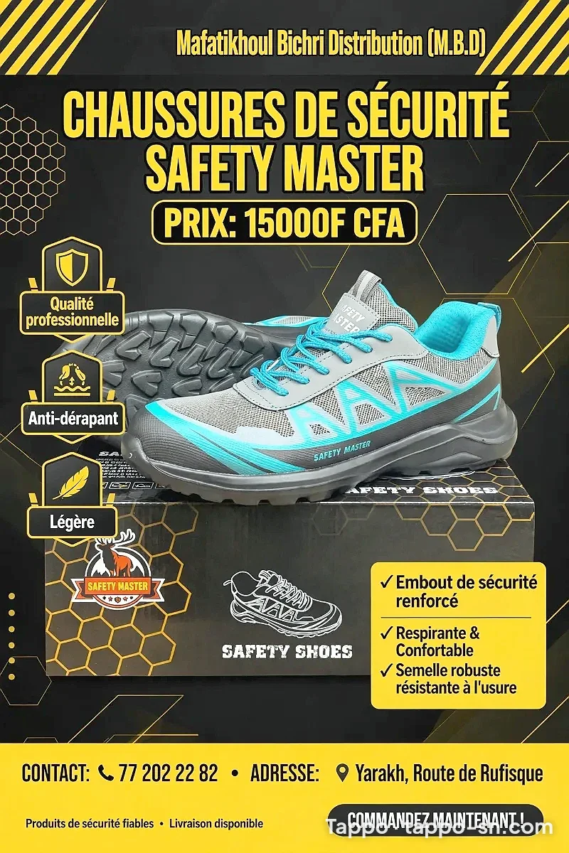 CHAUSSURES DE SÉCURITÉ SAFETY MASTER 🔥 à vendre à Dakar - Plateau – photo 1