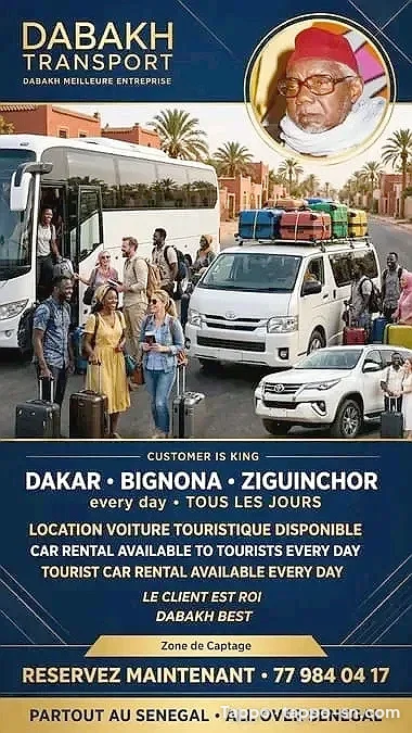 Dabakh Transport Dakar Bignona Ziguinchor tous les jours à Dakar – photo 1